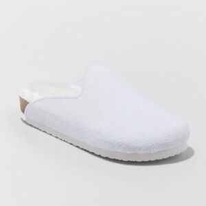 Stars Above Dezo Indoor/Outdoor‎ Slippers White New